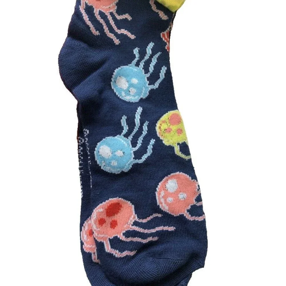 Nickelodeon Sponge Bob 3 Pair Mens Ladies Socks Patrick Jelly Fish Shoe Sz 6-12